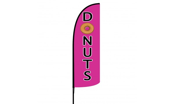 Donuts Custom Advertising Flag